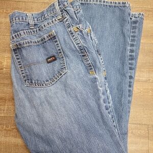 Men's Ariat fr lowrise m4 bootcut jeans. Size 44x34